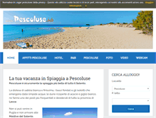 Tablet Screenshot of pescoluse.info